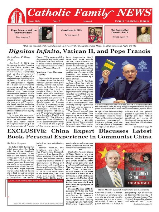 Title details for Catholic Family News by Catholic Family News - Available